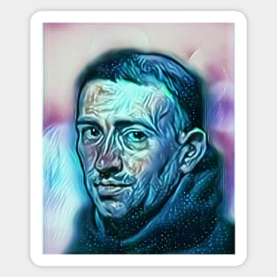 William of Ockham Portrait | William of Ockham Artwork 2 Sticker